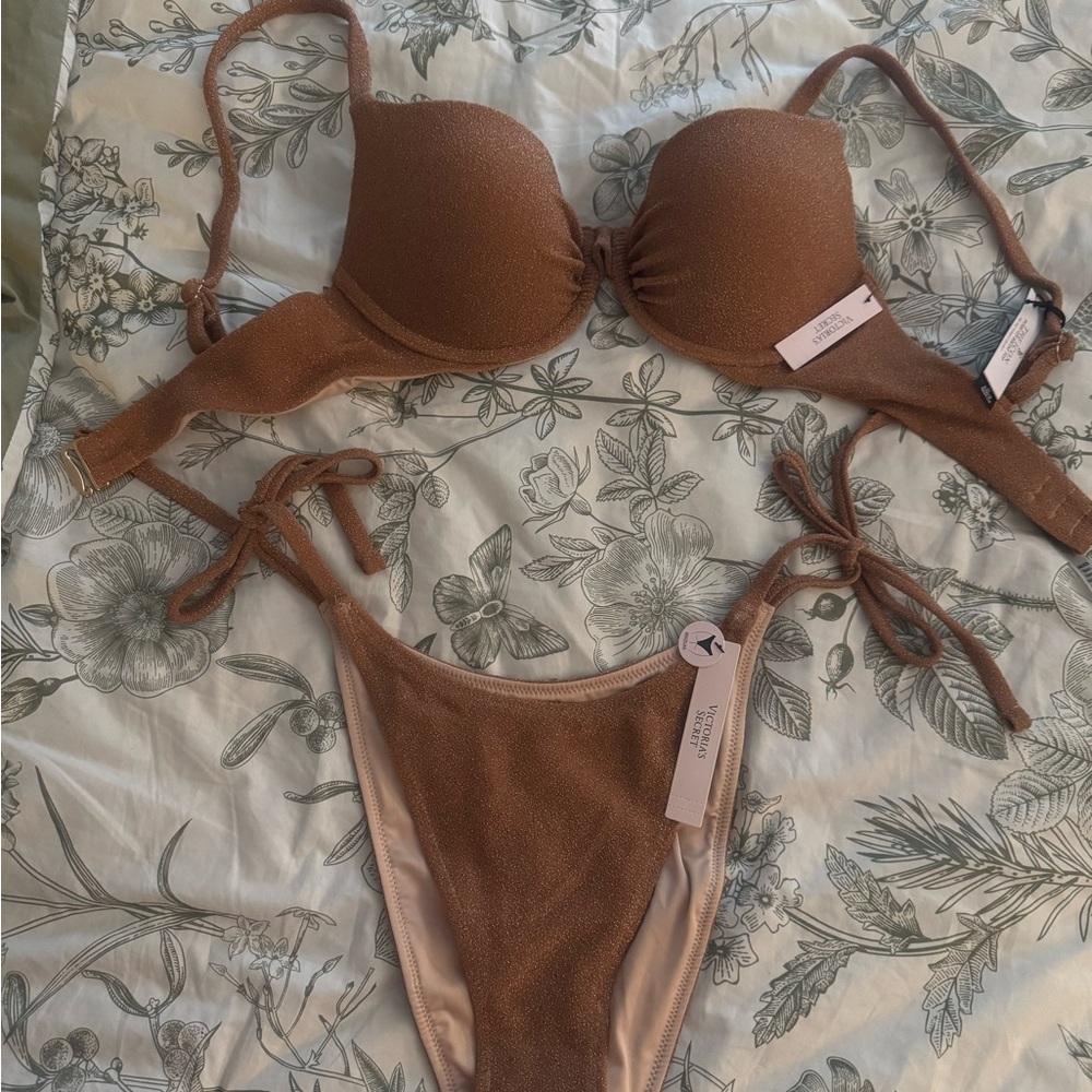 Brown Bikini Set
